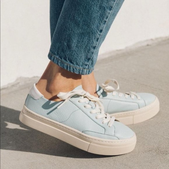 Soludos Shoes - EUC Women's Platform Soludos Sneakers Baby Blue “air” Ibiza Size 7.5